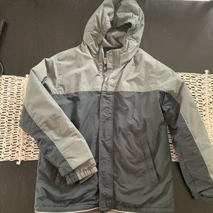 Boys winter jacket with removable fleece jacket